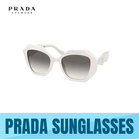 prada pr 16ws 142130|Prada PR 16WS Women's Sunglasses Talc/Grey Gradient 53.